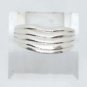925 Sterling Silver Wavy Ring Size 8.5 Made In Mexico Mejico