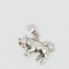 925 Sterling Silver Bull Market Finance Pendant