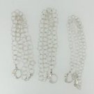 $385 Sterling Silver Moon and Stars 16 inch Choker Necklace