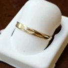 $152 Retail Diamond Cut 14k Yellow Gold Wedding Band Ring Size 7