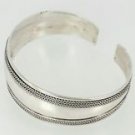 $620 retail Vintage heavy sterling silver Mexican Bangle Handmade