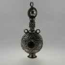 Vintage Antique Sterling Silver Middle Eastern Perfume Bottle 1900-1940