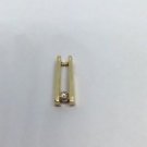 14k Yellow Gold World Trade Center Twin Towers Memorial Diamond Pendant