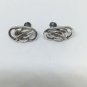925 Sterling Silver Non Piercing Framed Leaf Earrings Clamp Back