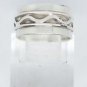 925 Sterling Silver Ocean Wave Design Band Ring Size 9 Made in Mexico Mejico