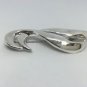 925 Sterling Silver Wind Energy Nature Inspired Pin