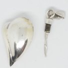 925 Sterling Silver Secret Perfume Bottle Heart Pendant