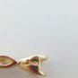 14k Yellow Gold Pear Ruby and Round Diamond Teardrop Pendant 0.27 Carat TCW