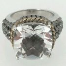 $308 sterling silver designer ring by ADI size 6.5