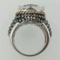 $308 sterling silver designer ring by ADI size 6.5