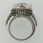 $308 sterling silver designer ring by ADI size 6.5