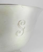 Art Deco Vintage Silver Serving Bowl by MICHAEL C FINA bowls, post-1940
