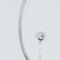 925 Sterling Silver Turquoise Stud Full Ear Stick Earring Made In Mexico