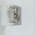 925 Sterling Silver Cubic Zirconia CZ Solitaire Band Ring Size 5.5