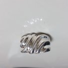 925 Sterling Silver Ring Size 9.75 Beautiful Filigree Wave Design