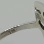 Sterling Silver ring size 7.5 theatrical style opera mask drama faces