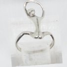 925 Sterling Silver Fine Filigree Ballerina Cocktail Ring Size 6.5 Mexico