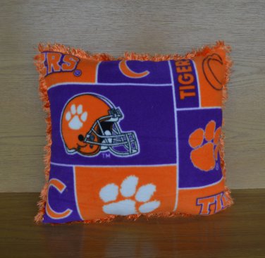 Acc Clemson University Furry Fleece College Dorm Rv Man Cave Throw
