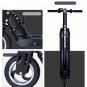 Cool&Fun Portable Electric Scooter Smart Balance Board 2 Wheel HoverBoard Scooters Black
