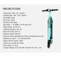 Cool&Fun Portable Folded Electric Scooter Smart Balance Board 2 Wheel Scooters Hoverboard Green