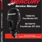 Mercury 75 90 115 EFI / 80 100 115 (EU) EFI Outboard Motors Service Manual CD