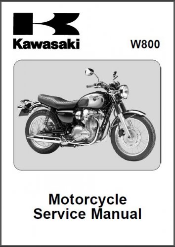 2011-2016 Kawasaki W800 Repair Workshop CD ....