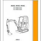 JCB 8025Z 8030Z 8035Z Mini Excavator Service Repair Workshop Manual CD