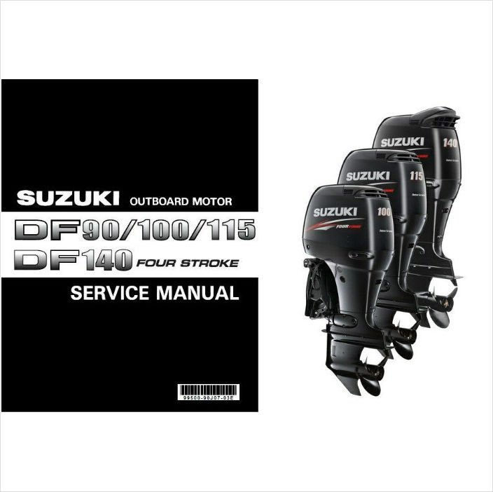 01-12 Suzuki Outboard DF90 DF100 DF115 DF140 Service Manual CD DF 90 100 115 140