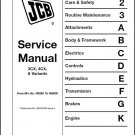 JCB 3CX 4CX Backhoe Loader Service Repair Manual CD