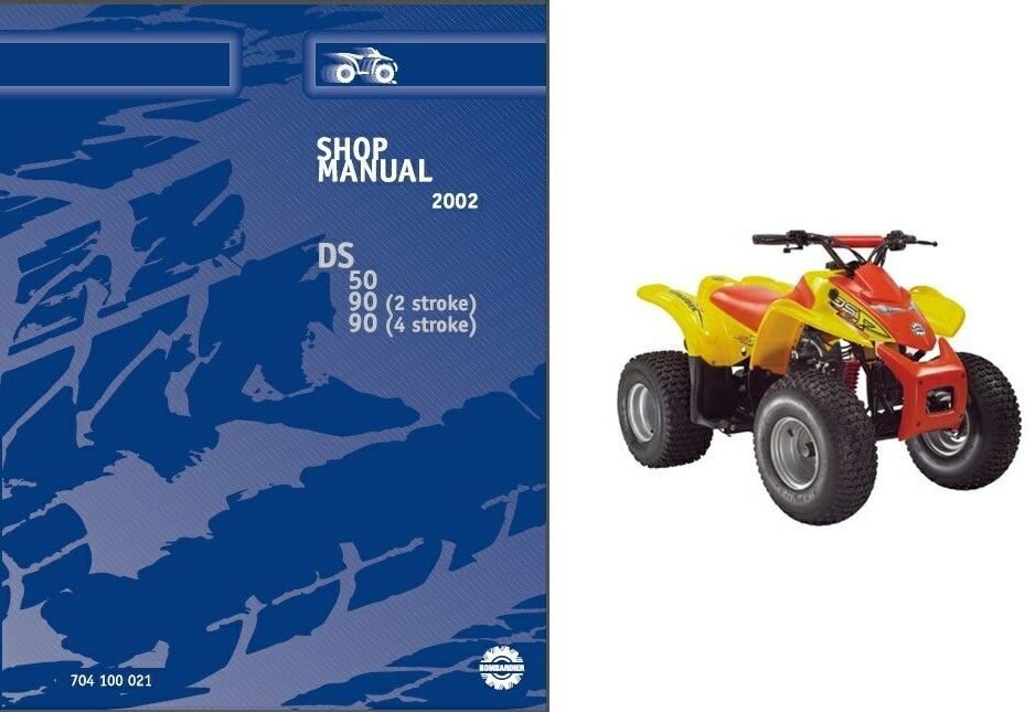 Can-Am DS50 DS90 ATV Service Repair Manual CD ------ BRP Bombardier DS 50 90