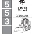 Bobcat 553 Skid Steer Loader Service Repair Manual CD
