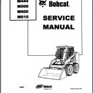 Bobcat M444 M500 M600 M610 Skid Steer Loader Service Repair Manual CD