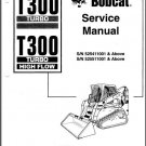 Bobcat T300 Turbo Skid Steer Loader Service Repair Workshop Manual CD -- T 300