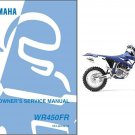 2003-2011 Yamaha WR450F Service Repair Workshop & Owner's Manual CD -- WR 450 F