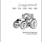 Landini Legend 105 115 130 145 165 Tractor Repair Service Workshop Manual CD