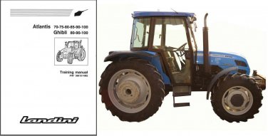 Landini Tractor Ghibli 80 90 100 Operators Manual 