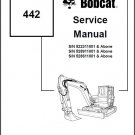 Bobcat 442 Mini Excavator Service Repair Workshop Manual CD