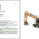 Case WX145 WX165 WX185 Hydraulic Excavator Service Manual on a CD