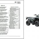 Kymco MXU 500 ATV Service Manual on a CD -- MXU500