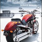 2005 2006 Victory Hammer / Vegas Jackpot Motorcycle Service Manual on a CD