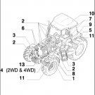 Case IH MXM155 Maxxum Tractor Parts Manual on a CD - MXM 155