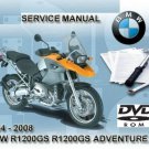 2004-2005-2006-2007-2008 BMW R1200GS / Adventure RepROM Service Manual on a DVD