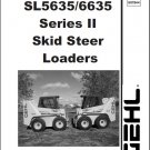 Gehl SL5635 SL6635 Skid Steer Loader Parts Manual on a CD