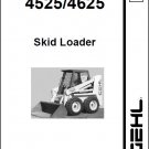 Gehl 4525 / 4625 Compact Skid Loader Service Parts Manual on a CD