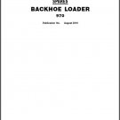 Terex Backhoe Loader 970 Parts Manual (Spare Parts Catalog) on a CD