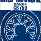 Honda CB750 / CB750F Service Repair Shop Manual on a CD - CB 750 F