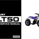 1984-2001 Suzuki LT50 QuadRunner ATV Service Repair Manual CD .. LT-50 Quad Runner