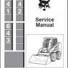 Bobcat 641 642 643 Skid Steer Loader Service Repair Manual CD