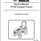 Bobcat CT122 Compact Tractor Service Manual on a CD -- CT 122