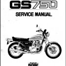 1976-1977-1978 Suzuki GS750 Service Manual on a CD --- GS 750